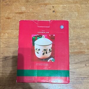 Holly Cookie Jar